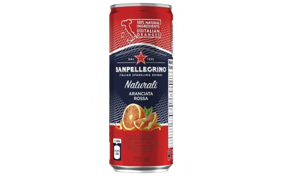 Sanpellegrino Aranciata Rossa (24 blikjes)