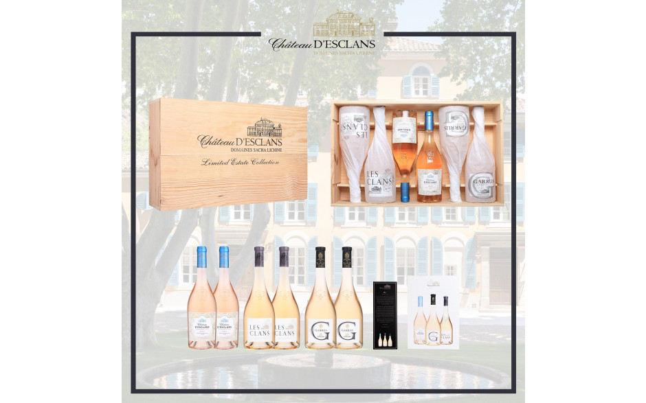 Château d'Esclans limited edition case